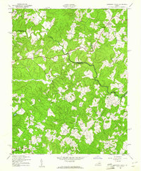 Contrary Creek 1942 topographic map thumbnail