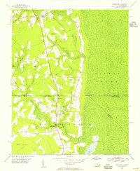 Corapeake 1954 topographic map thumbnail
