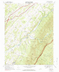 Cornwall 1967 topographic map thumbnail