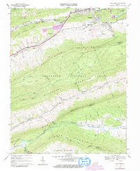 Cove Creek 1968 topographic map thumbnail