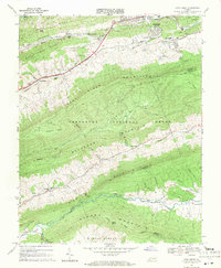 Cove Creek 1968 topographic map thumbnail