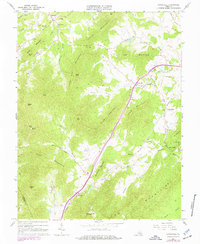 Covesville 1967 topographic map thumbnail