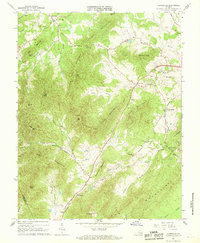 Covesville 1967 topographic map thumbnail