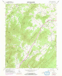 Covesville 1967 topographic map thumbnail