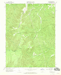 Cow Knob 1967 topographic map thumbnail