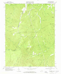 Cow Knob 1967 topographic map thumbnail