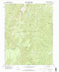Cow Knob 1967 topographic map thumbnail