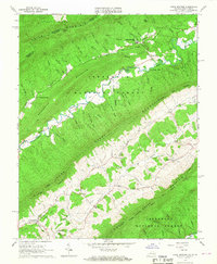 Craig Springs 1965 topographic map thumbnail