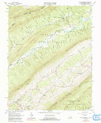 Craig Springs 1965 topographic map thumbnail
