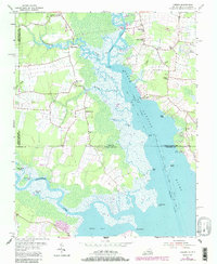 Creeds 1954 topographic map thumbnail