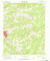 Crewe East 1968 topographic map thumbnail