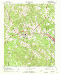 Crewe West 1968 topographic map thumbnail