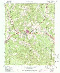 Crewe West 1968 topographic map thumbnail