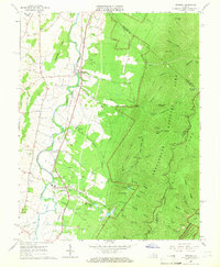 Crimora 1965 topographic map thumbnail