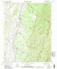 Crimora 1965 topographic map thumbnail