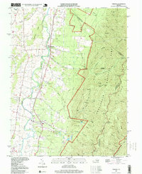 Crimora 1997 topographic map thumbnail