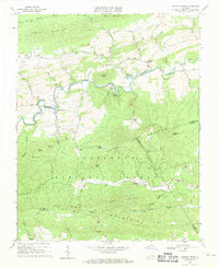 Cripple Creek 1968 topographic map thumbnail