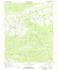 Cripple Creek 1968 topographic map thumbnail