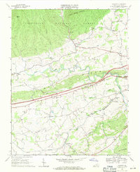 Crockett 1968 topographic map thumbnail
