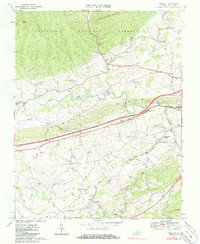 Crockett 1968 topographic map thumbnail