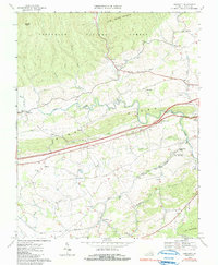 Crockett 1968 topographic map thumbnail