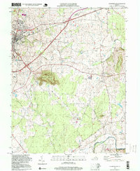 Culpeper East 1994 topographic map thumbnail
