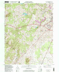 Culpeper West 1997 topographic map thumbnail