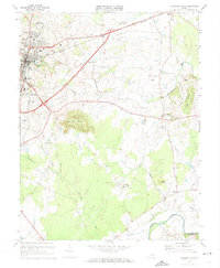 Culpeper East 1973 topographic map thumbnail