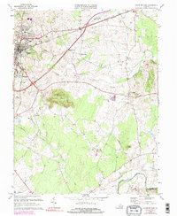 Culpeper East 1973 topographic map thumbnail