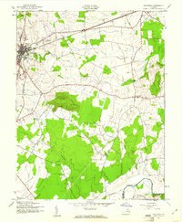 Culpeper 1943 topographic map thumbnail