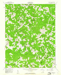 Dabneys 1943 topographic map thumbnail