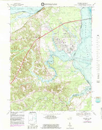 Dahlgren 1968 topographic map thumbnail
