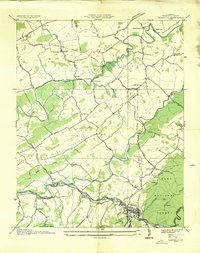 Damascus 1935 topographic map thumbnail