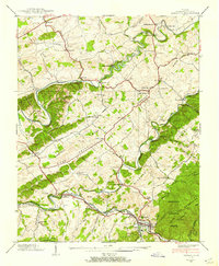 Damascus 1938 topographic map thumbnail