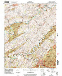 Damascus 2002 topographic map thumbnail
