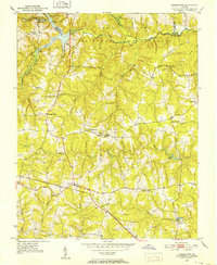 Danieltown 1951 topographic map thumbnail