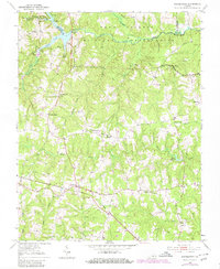Danieltown 1951 topographic map thumbnail