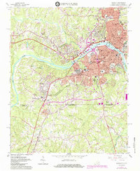 Danville 1965 topographic map thumbnail