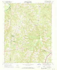 Deatonville 1968 topographic map thumbnail