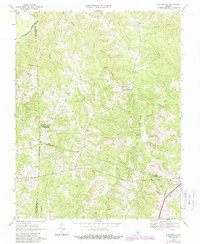 Deatonville 1968 topographic map thumbnail