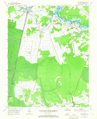 Deep Creek 1954 topographic map thumbnail