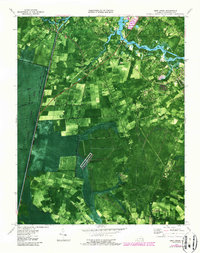 Deep Creek 1977 topographic map thumbnail