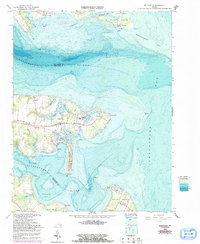 Deltaville 1964 topographic map thumbnail