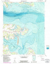Deltaville 1964 topographic map thumbnail