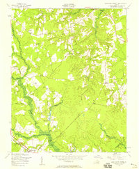 Disputanta North 1956 topographic map thumbnail