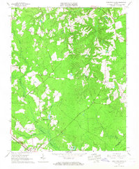 Disputanta North 1965 topographic map thumbnail