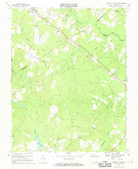 Disputanta South 1968 topographic map thumbnail