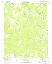 Disputanta South 1968 topographic map thumbnail