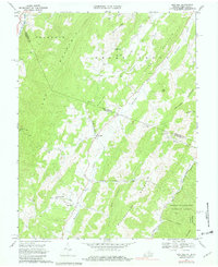 Doe Hill 1968 topographic map thumbnail