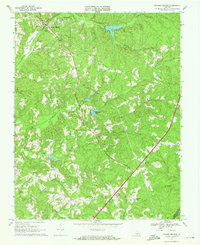 Drakes Branch 1968 topographic map thumbnail